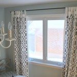 a DIY curtain rod