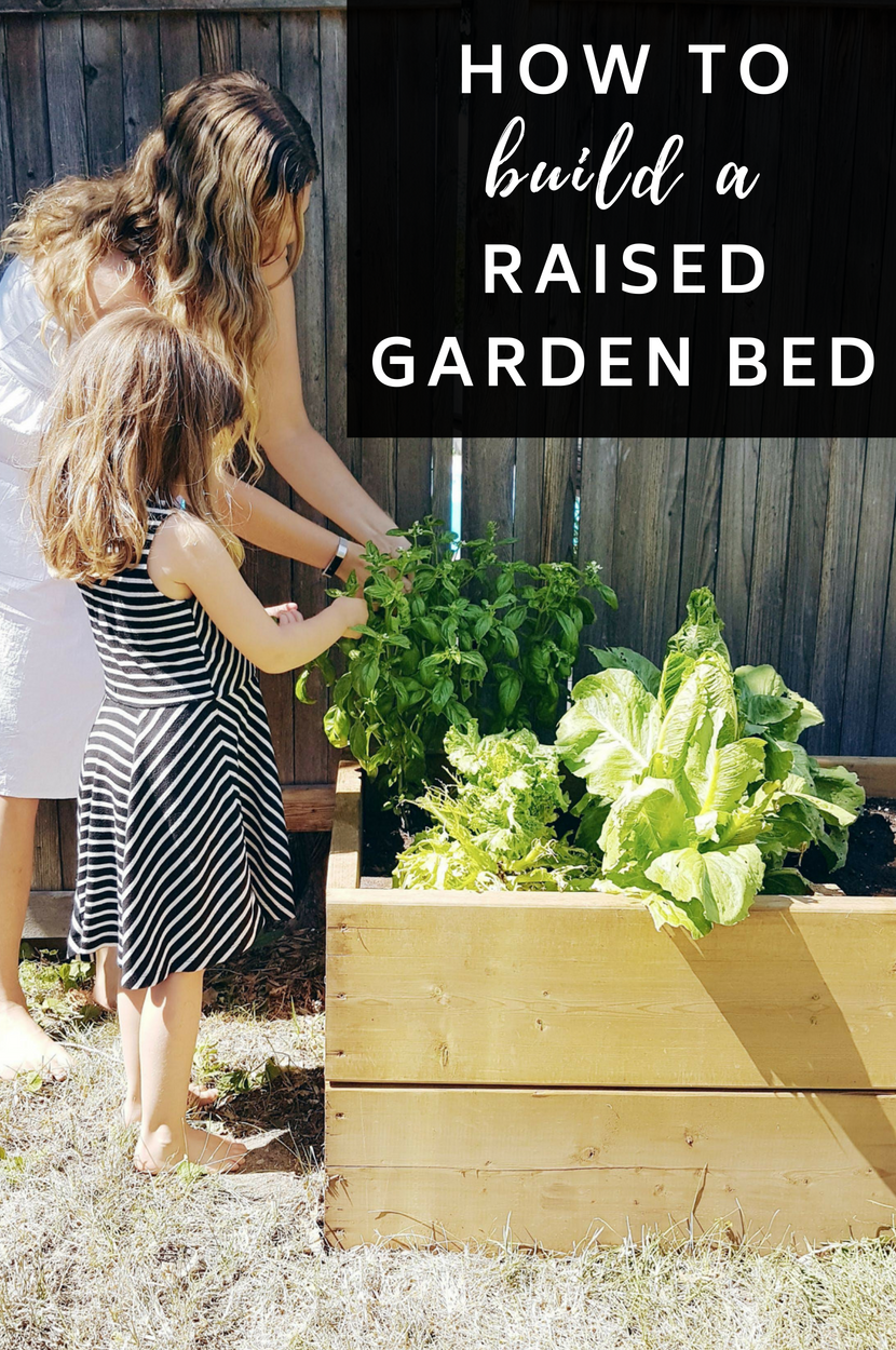 How To Build A Raised Garden Bed Tutorial THE SWEETEST DIGS