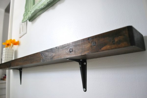 DIY Wood Shelf - An Easy Tutorial For Easy Wall Decor - THE SWEETEST DIGS