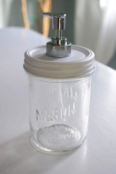 mason jar soap dispenser