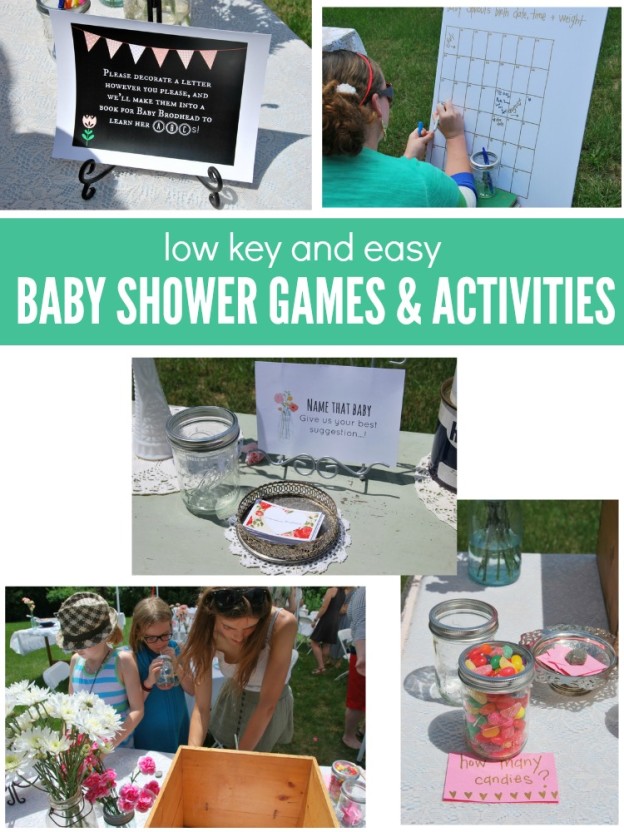 low key baby shower games and activities THE SWEETEST DIGS