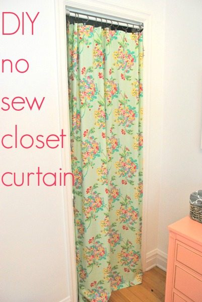 Making No-Sew Bedroom Curtains With Fabric And Hem Tape