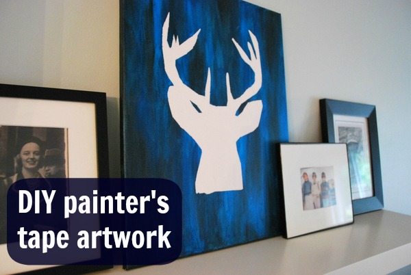 Painter's Tape Art  Painters tape art, Tape art, Easy canvas art