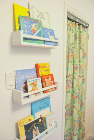 How To Use IKEA Spice Racks For Books (or the easiest DIY wall mounted ...