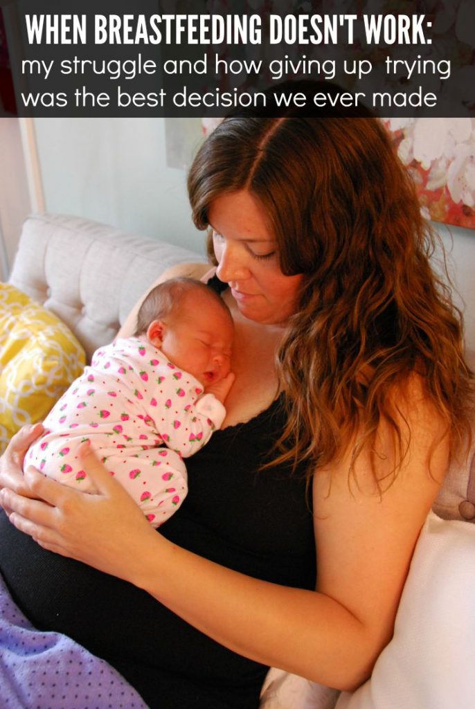 when breastfeeding doesn't work: my story