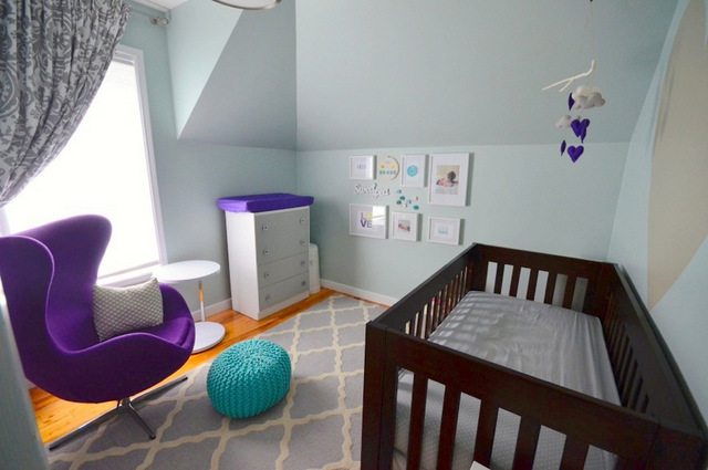 light purple nursery