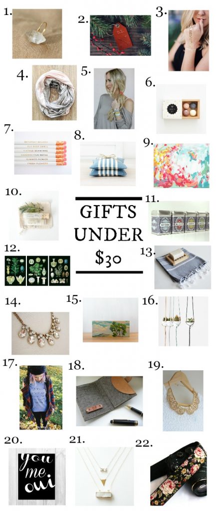 christmas gifts under $30