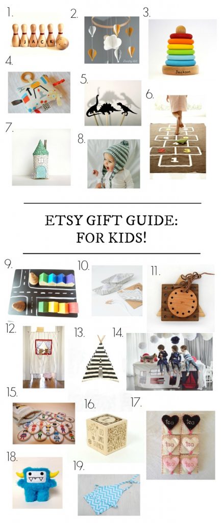 etsy gift guide for kids and babies - via the sweetest digs