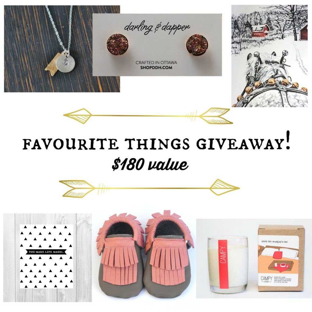 favourite things giveaway, via the sweetest digs