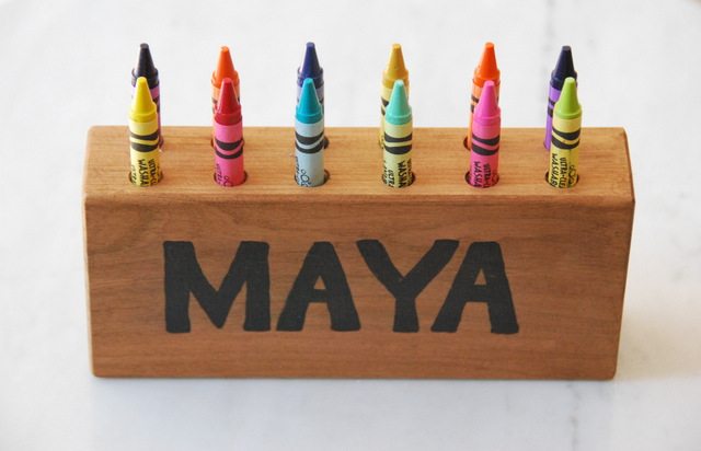 Crayon Holder Personalised Wooden Crayon Pot Gifts for Kids School Supplies  Pencil Pot Pen Holder Back to School Gift LC135 -  Denmark