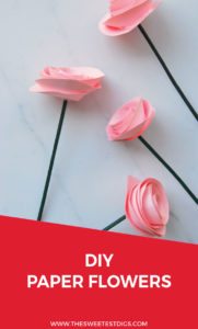 The Easiest DIY Paper Flower Tutorial - THE SWEETEST DIGS