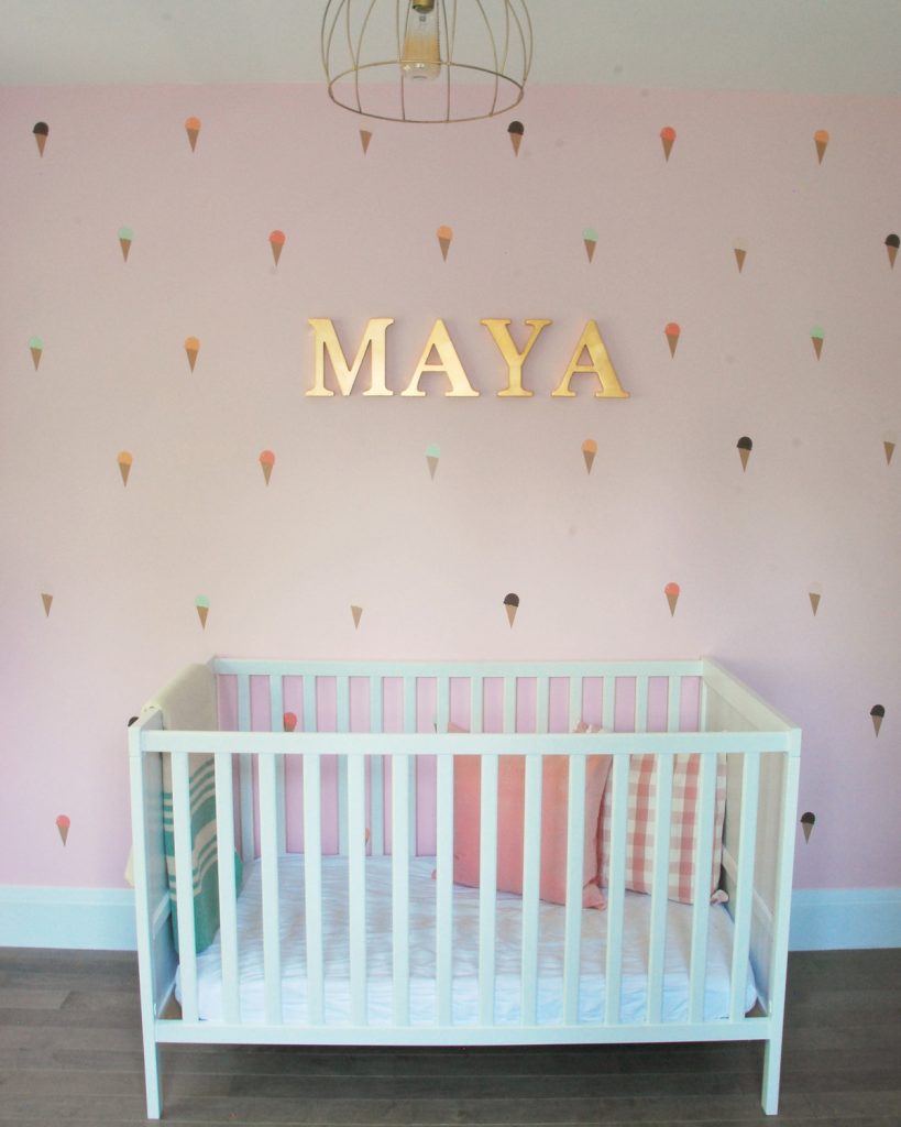 Maya's Bright And Cheerful DIY Nursery the sweetest digs