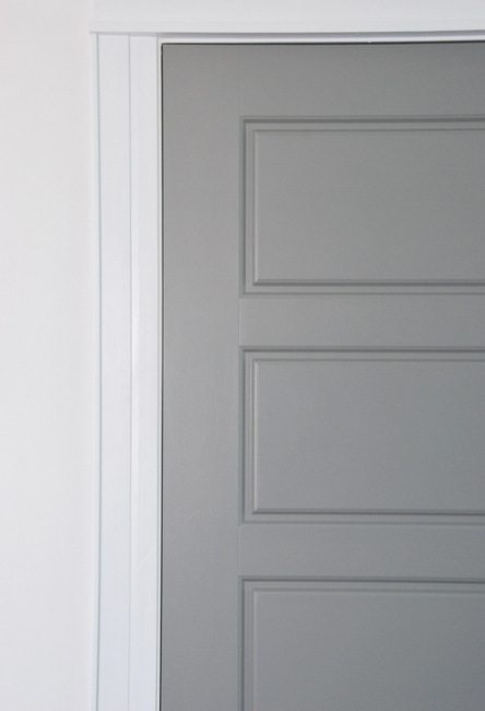 Painting Gray Interior Doors: How I Did It - the sweetest digs