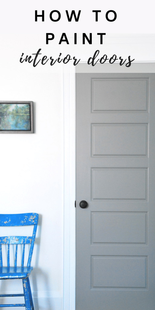 Gray Interior Doors - How to #Paint your #Interior #Doors #Gray.