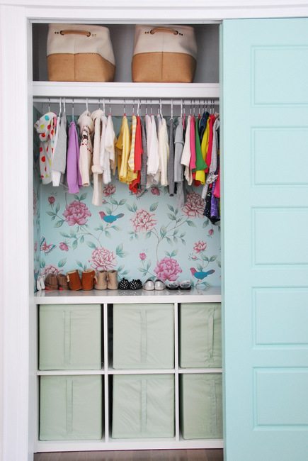 DIY Open Style Closet For Kids • My Sweet Things