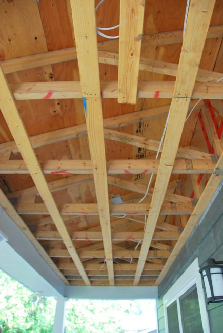 How To Build A Cedar Porch Ceiling The Sweetest Digs