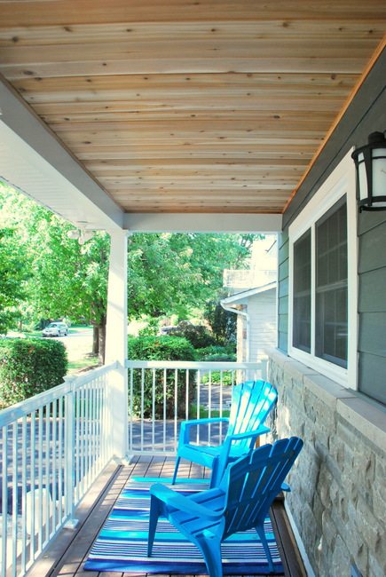 How To Build A Cedar Porch Ceiling The Sweetest Digs