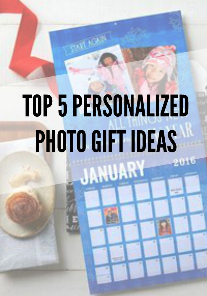 Looking to make a personalized photo gift? Here are my top 5 gift ideas that are great for Christmas - calendars, mugs, plates, bags, ornaments, and more! Head on over to the blog for the full list, examples, and sources.