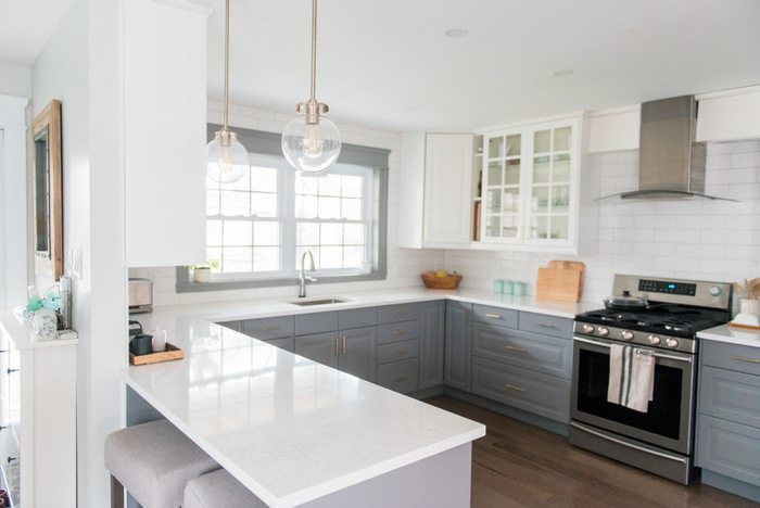 Kitchen Countertop Options: Quartz That Look Like Marble - THE SWEETEST DIGS