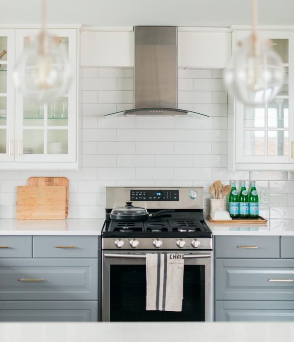 A Gray and White IKEA Kitchen Transformation - THE SWEETEST DIGS