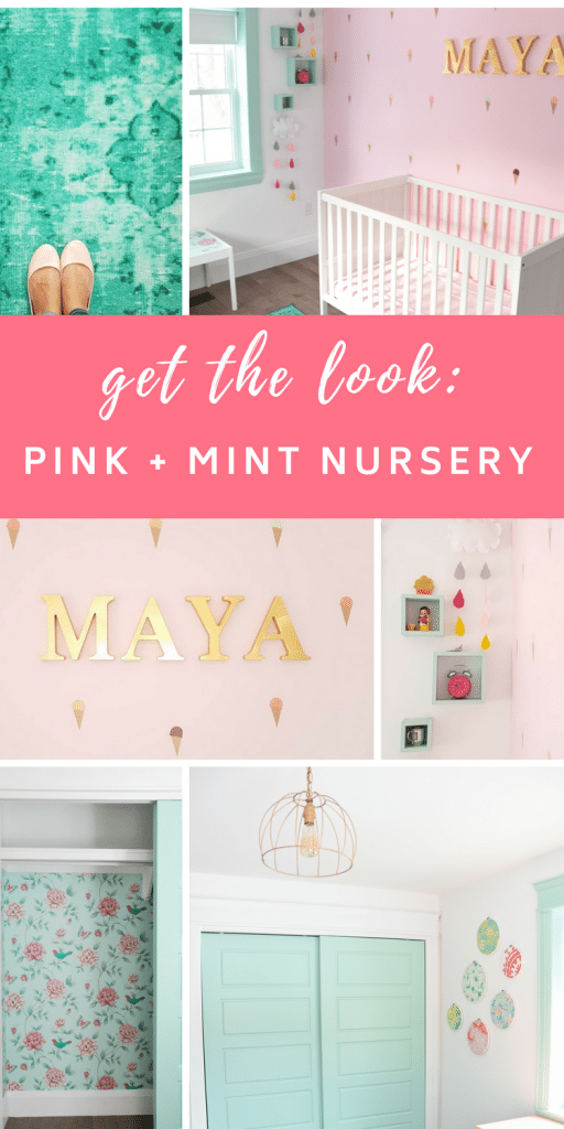 pink and turquoise nursery ideas