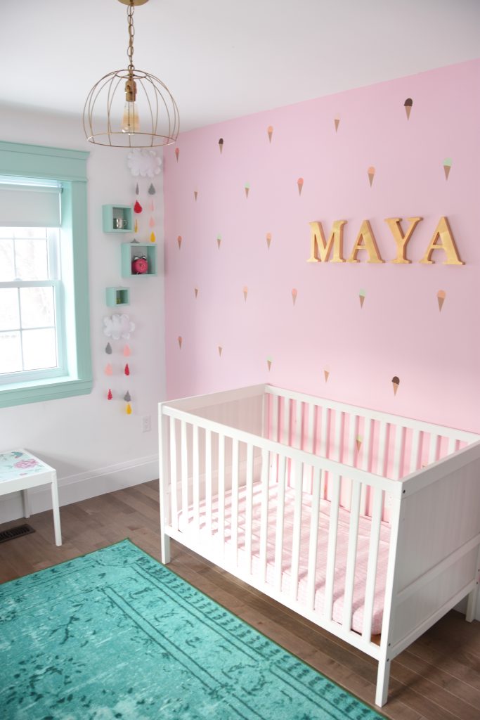 mint nursery decor