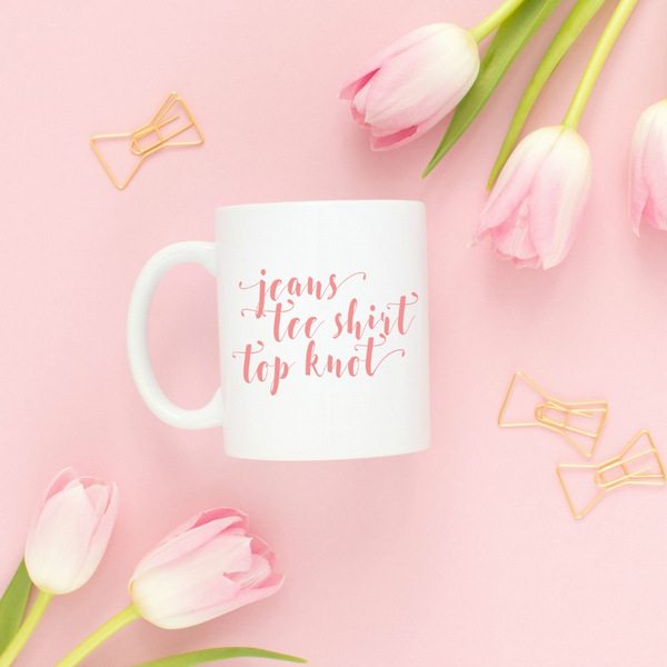 Cute coffee mugs perfect for bloggers, decorators, DIYers, interior designers, and girlbosses. They feature fun sayings and quotes that will make you smile. The perfect office accessory! Most come in black, pink, or turquoise. Check out the whole collection from THE SWEETEST DIGS CO on Etsy!