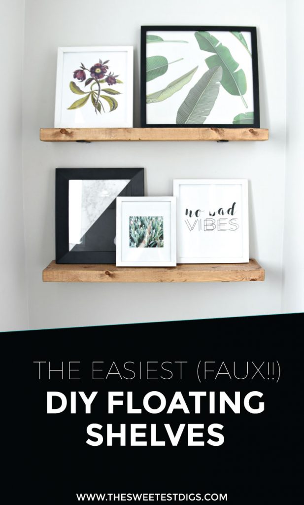 DIY Floating Shelves