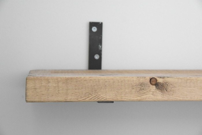 Turn Inexpensive Lumber Into A Mantel That Looks Like A ... Easy DIY Floating Shelves - THE SWEETEST DIGS