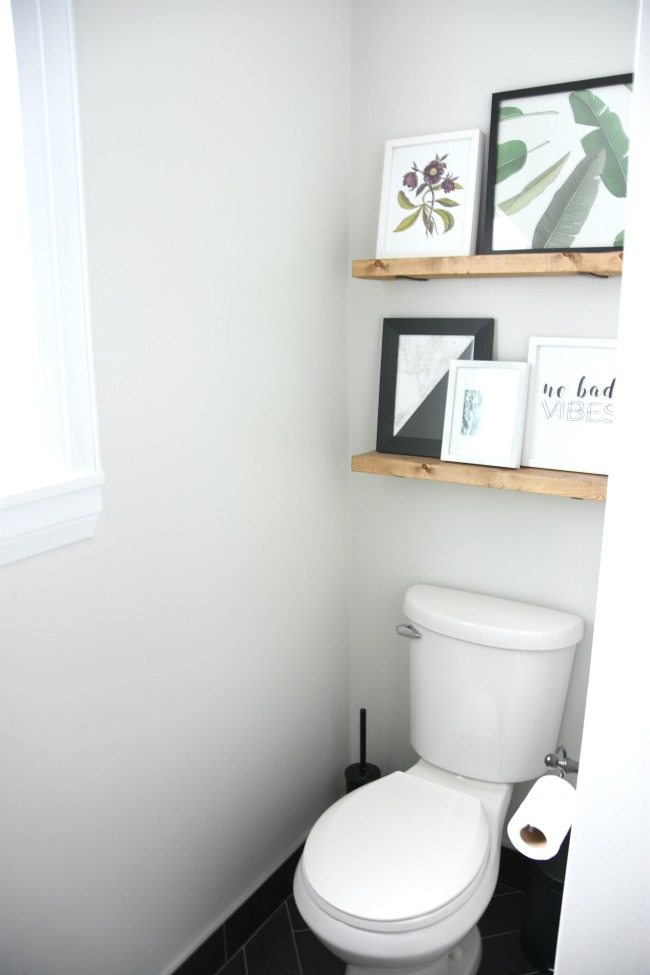 Easy DIY Floating Shelves - the sweetest digs