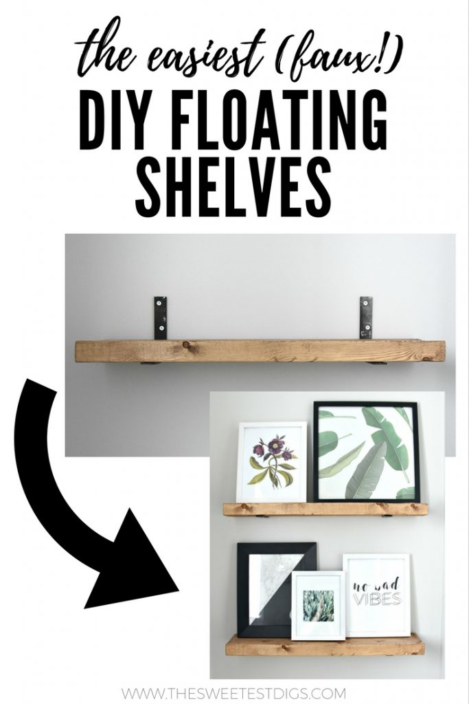 DIY Floating Shelves 