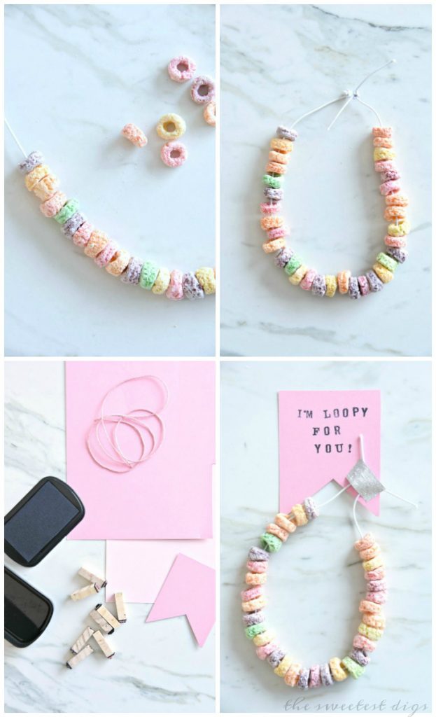 candy necklace craft