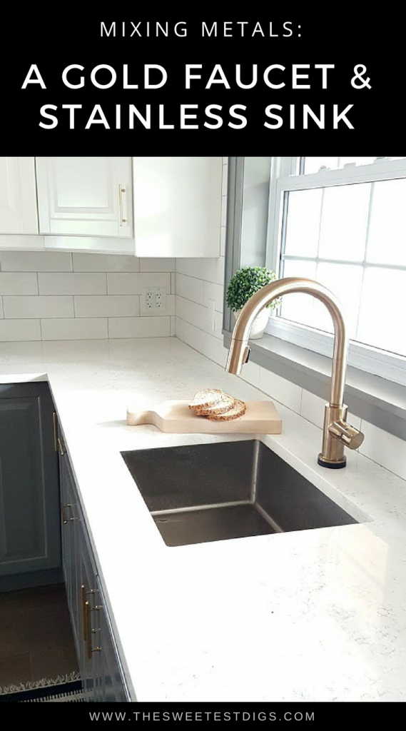 Fixing My Design Mistake With A Gold Kitchen Faucet By Delta The