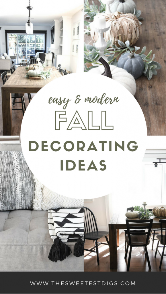 Get the Look: Modern Fall Decorating Ideas - THE SWEETEST DIGS