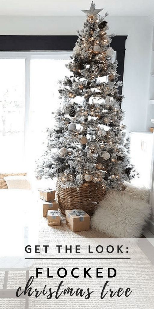 How to Decorate a Flocked Christmas Tree - THE SWEETEST DIGS