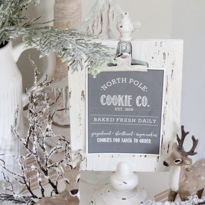 Free #Christmas #Printable for santa cookies!