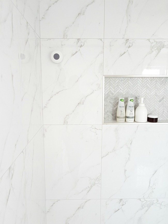 marble shower walls