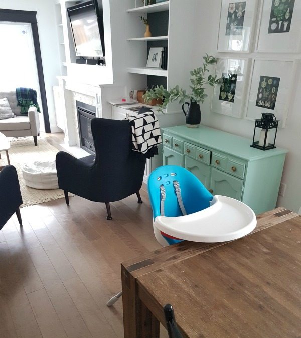 Easy DIY How to Paint A Wooden High Chair the sweetest digs