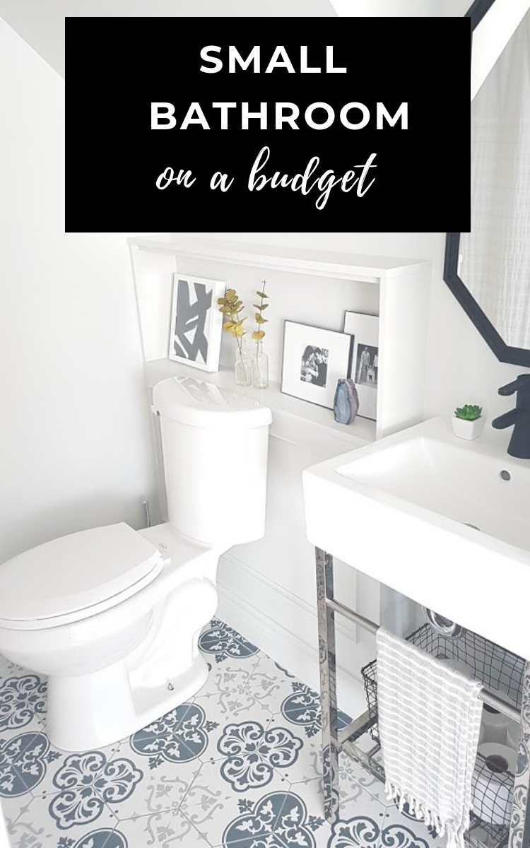 A Small Bathroom Makeover - THE SWEETEST DIGS