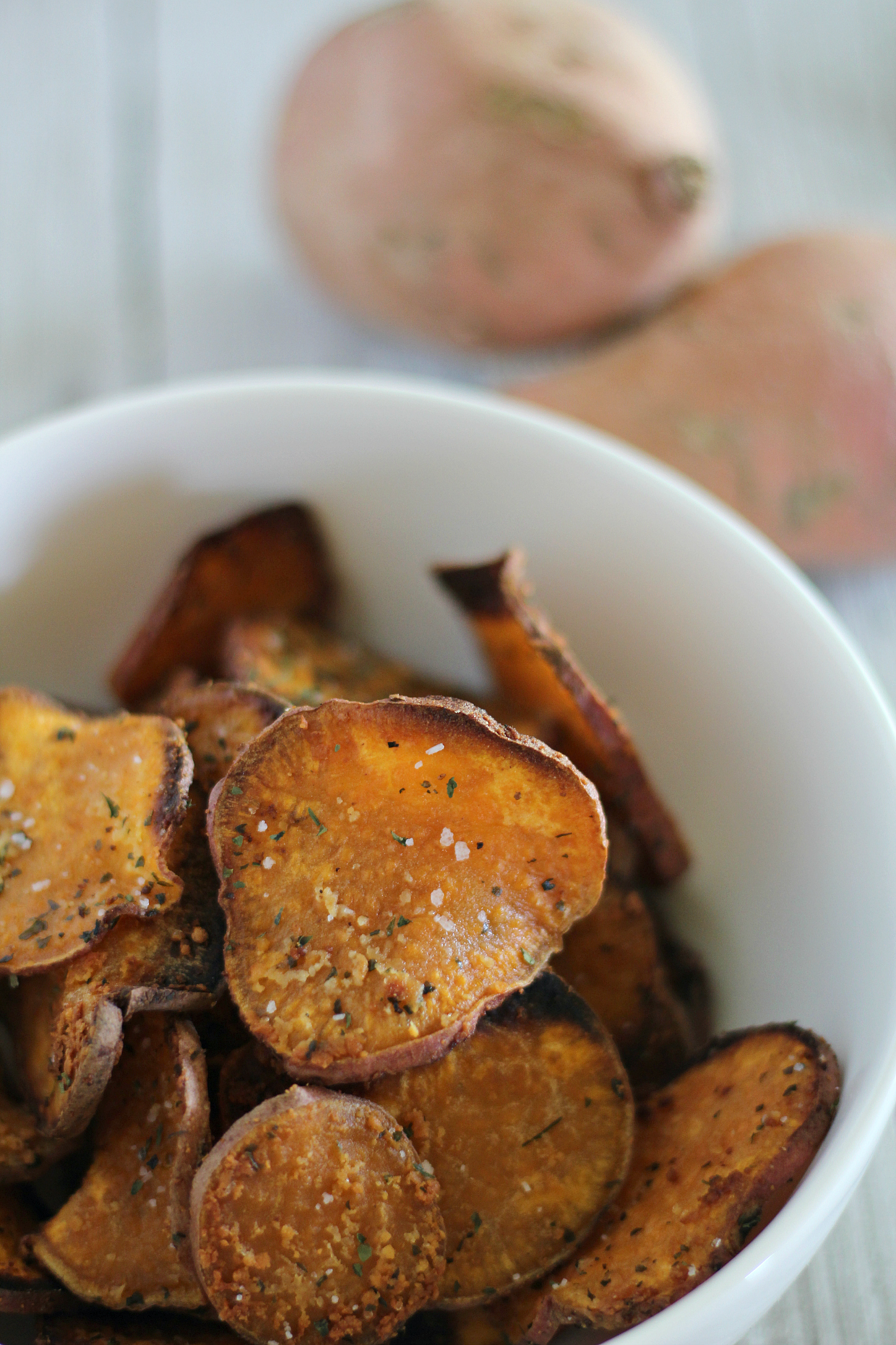 Healthy Sweet Potato Chips Recipe (SO good!) - THE SWEETEST DIGS