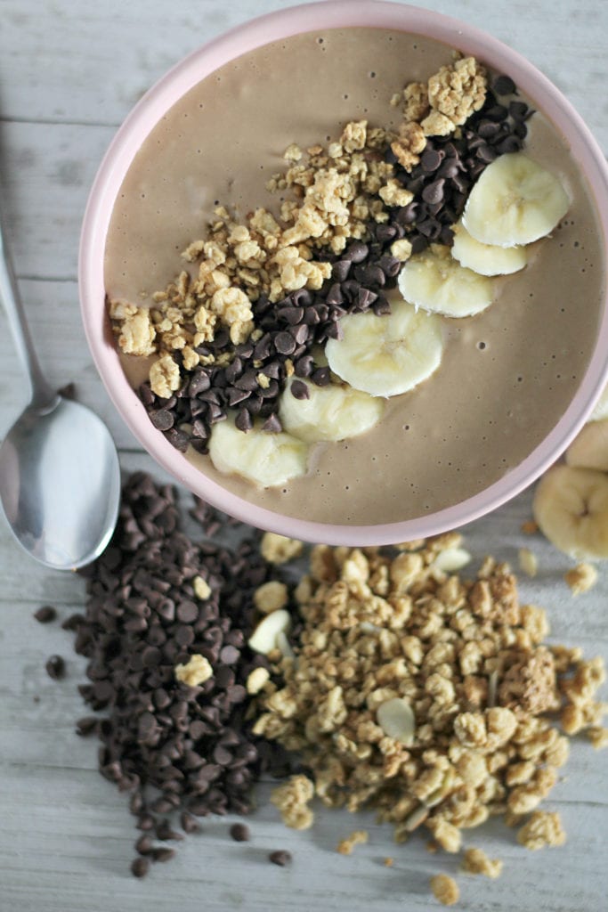 Must-Try Chocolate Peanut Butter Smoothie Bowl - THE SWEETEST DIGS