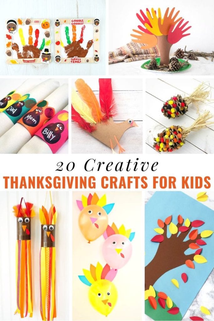 20 Thanksgiving Crafts for Kids - THE SWEETEST DIGS