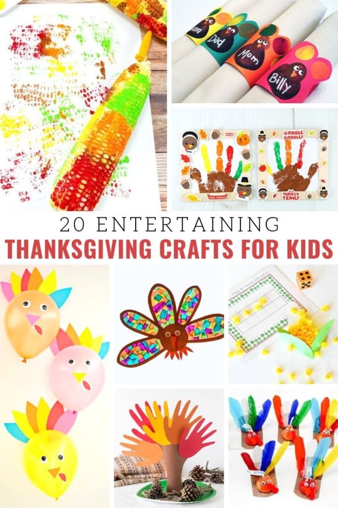 20 Thanksgiving Crafts for Kids - THE SWEETEST DIGS