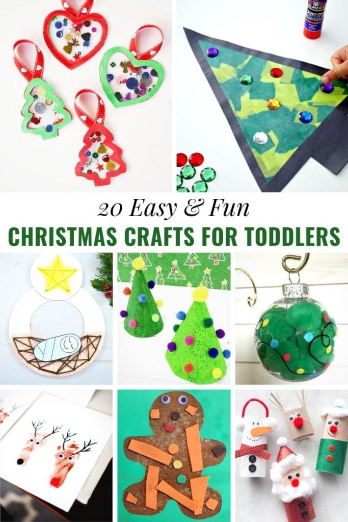 20 Festive Christmas Crafts for Toddlers - THE SWEETEST DIGS