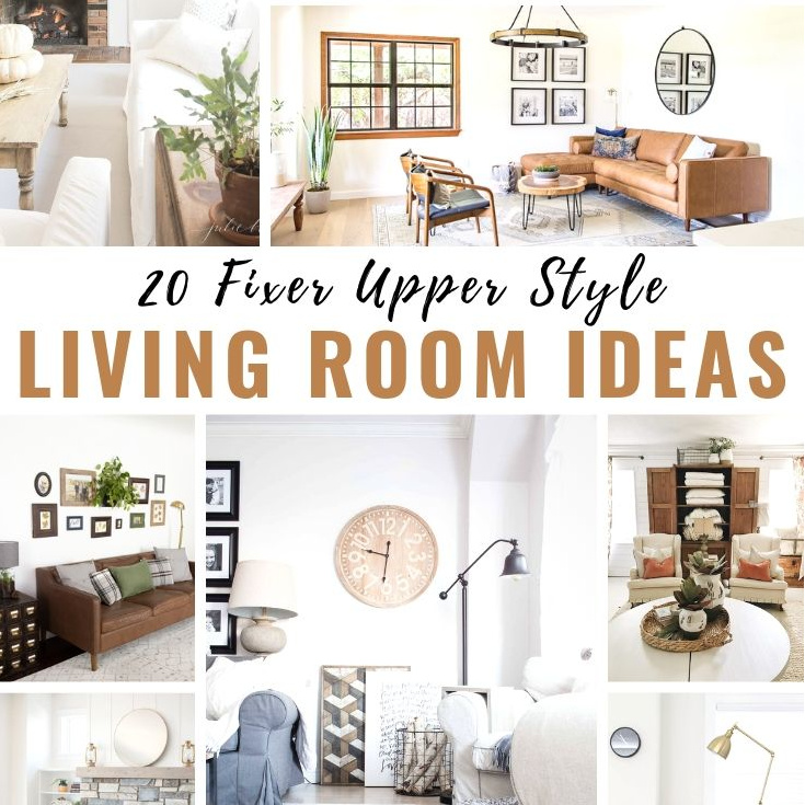 20 Beautiful Farmhouse Living Rooms, Farmhouse Style Living Room Ideas