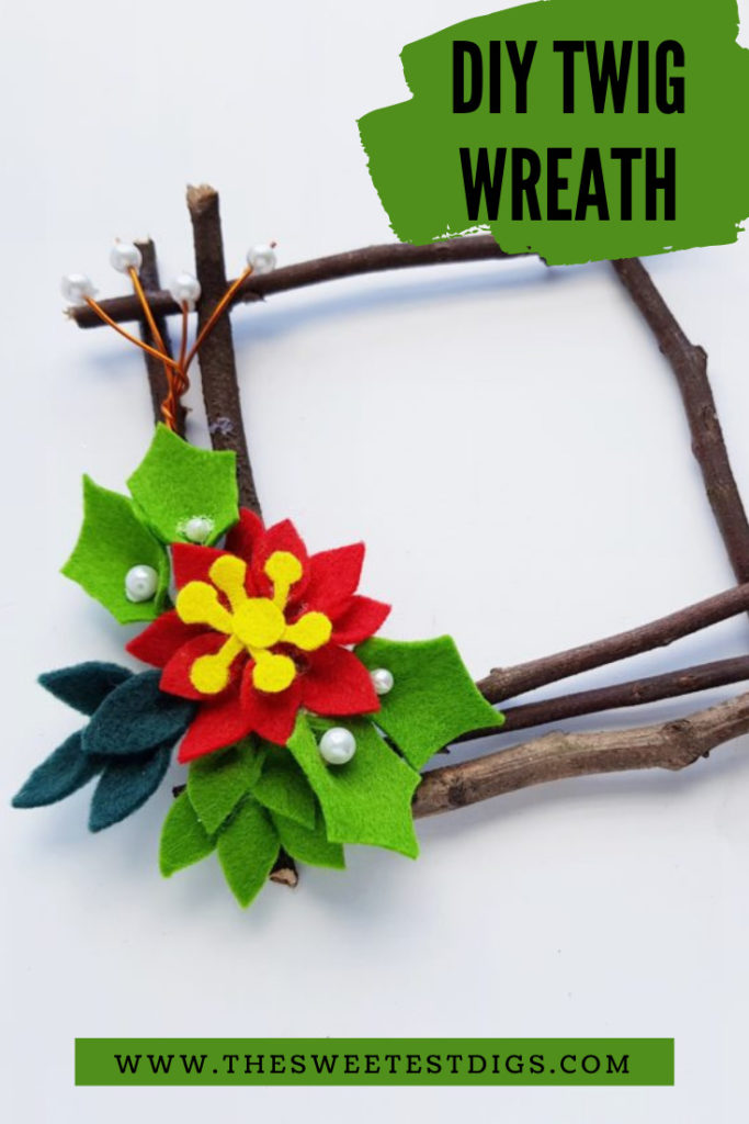 How to Make a Christmas Wreath with Twigs - THE SWEETEST DIGS