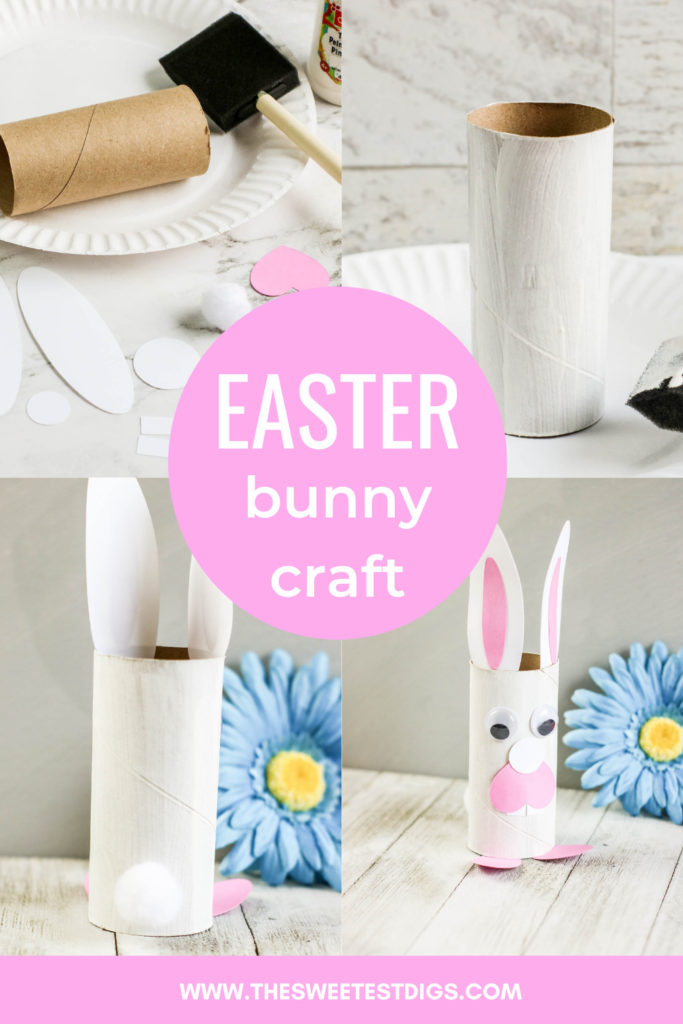 Toilet Paper Roll Bunny Craft- Easter Treat Holders