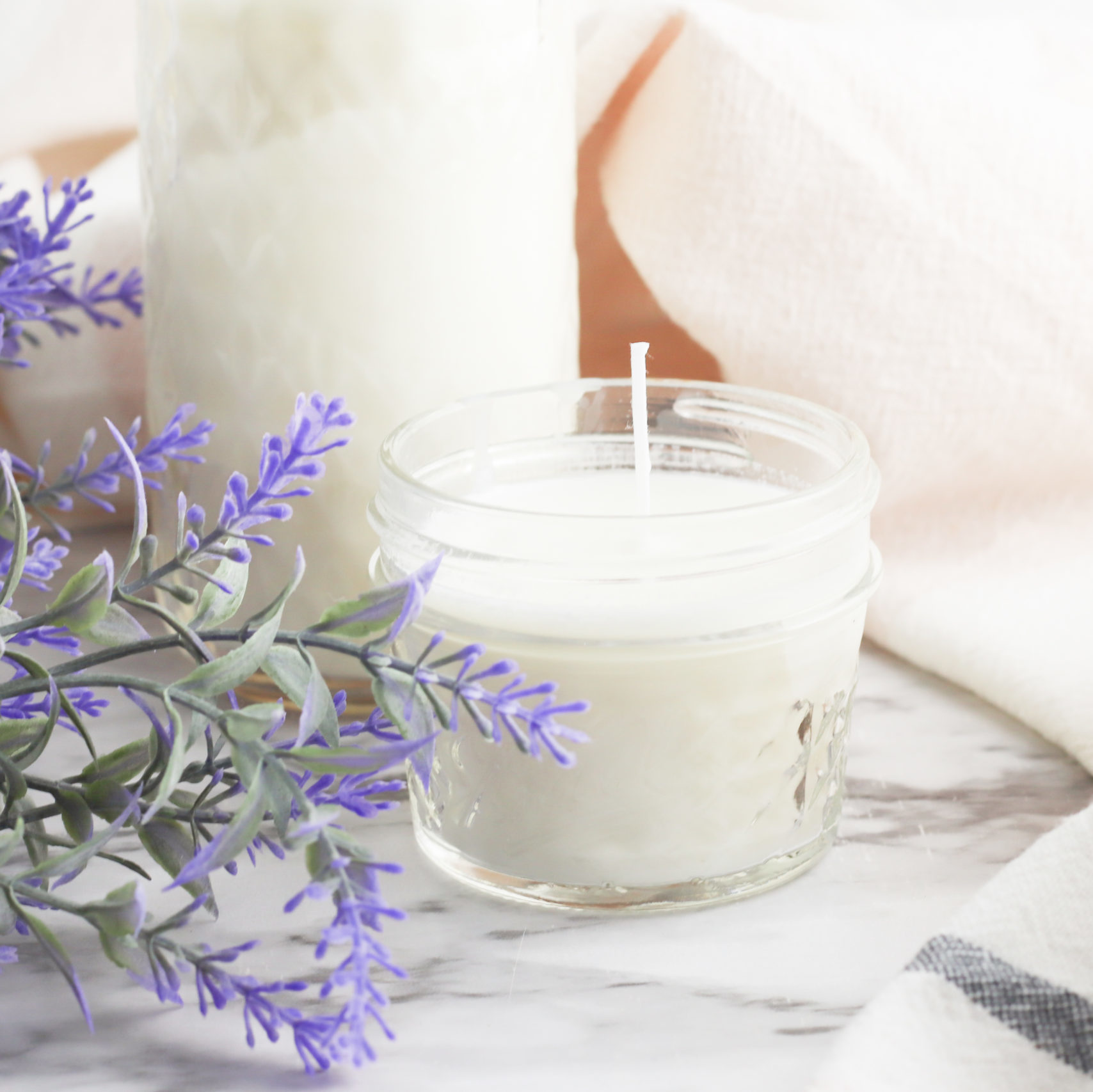 Homemade candles, beautiful, soy wax, flowers, how to make candles